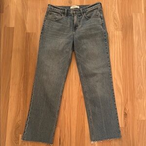 Abercrombie & Fitch 90’s Mid Rise Straight Jeans